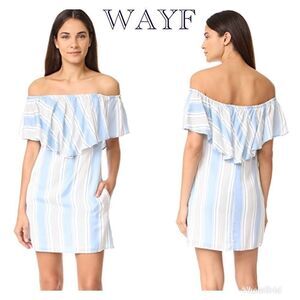 WAYF off the shoulder dress. NWOT